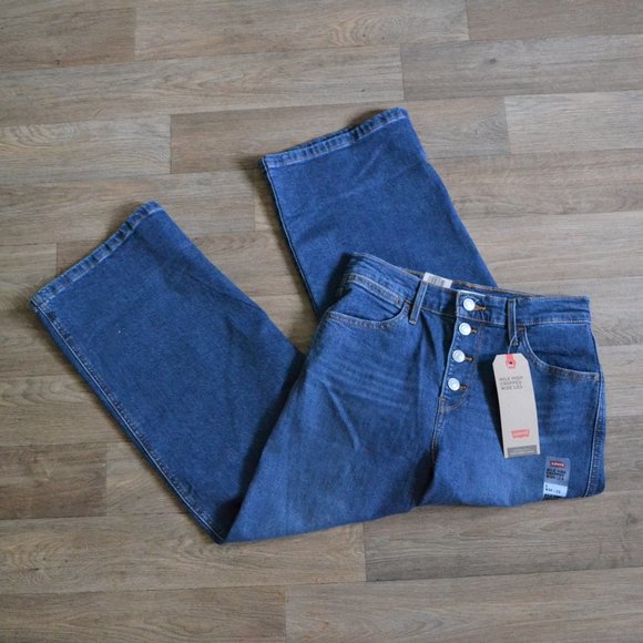 NWT Levi's Mile High High Waisted Button Front Jean Size 26 - Picture 4 of 8